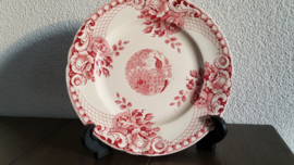 Peacock - Ontbijtbordje 21,5 cm (rood)