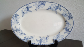 Rejane - Grote ovale platte vleesschaal 40x28 cm