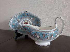 Florentine Turquoise - Sauskom met schotel