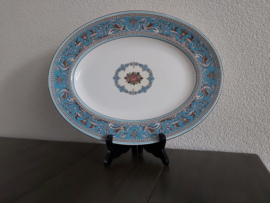 Florentine Turquoise - Ovale serveerschaal 35 x 27 cm