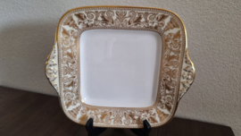 Florentine Ivory Rim - Vierkante serveerschaal 24cm