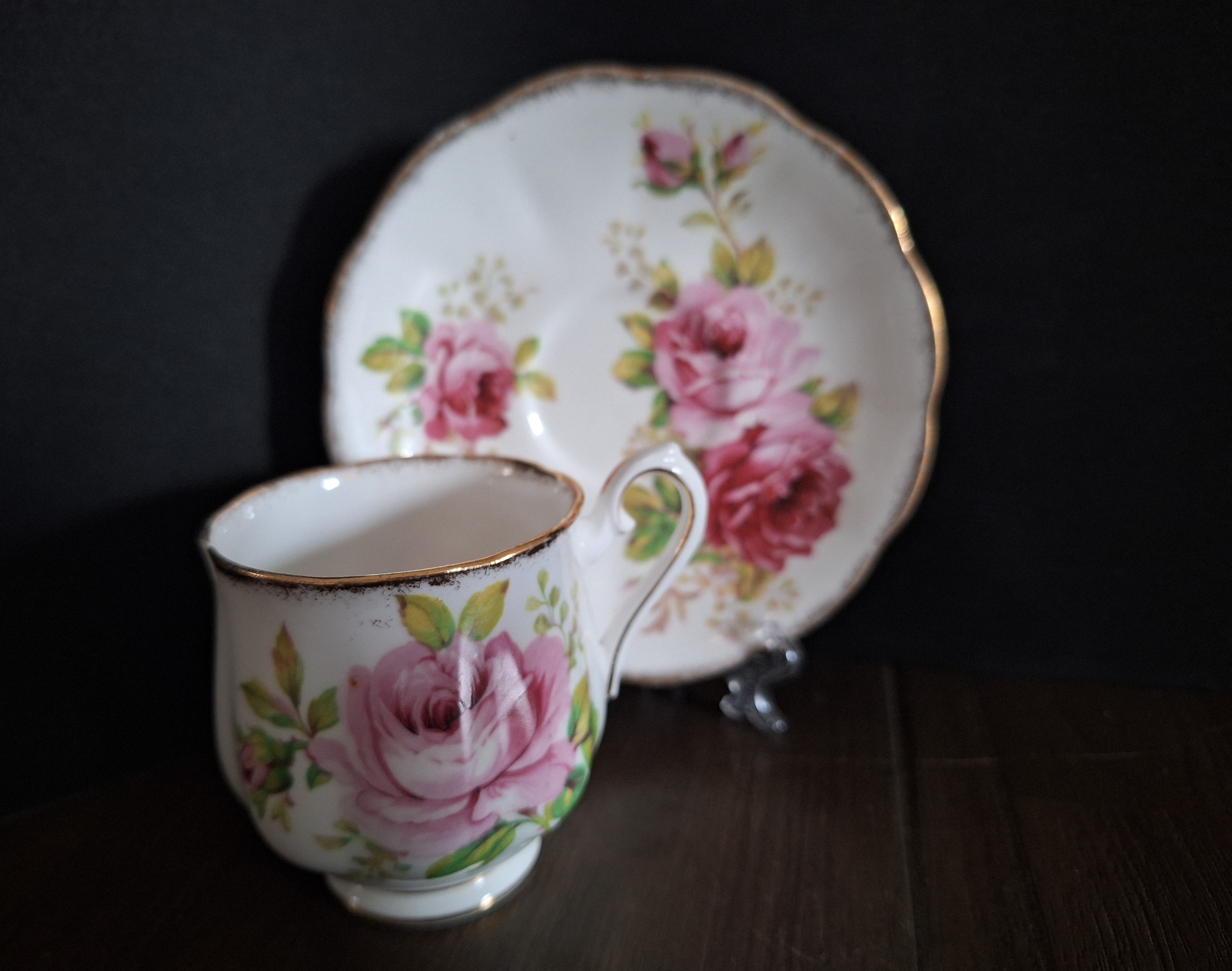 Bordenstandaard kunststof transparant 7,5 cm
