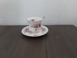 Lavender Rose - Espresso- of mokka kop en schotel