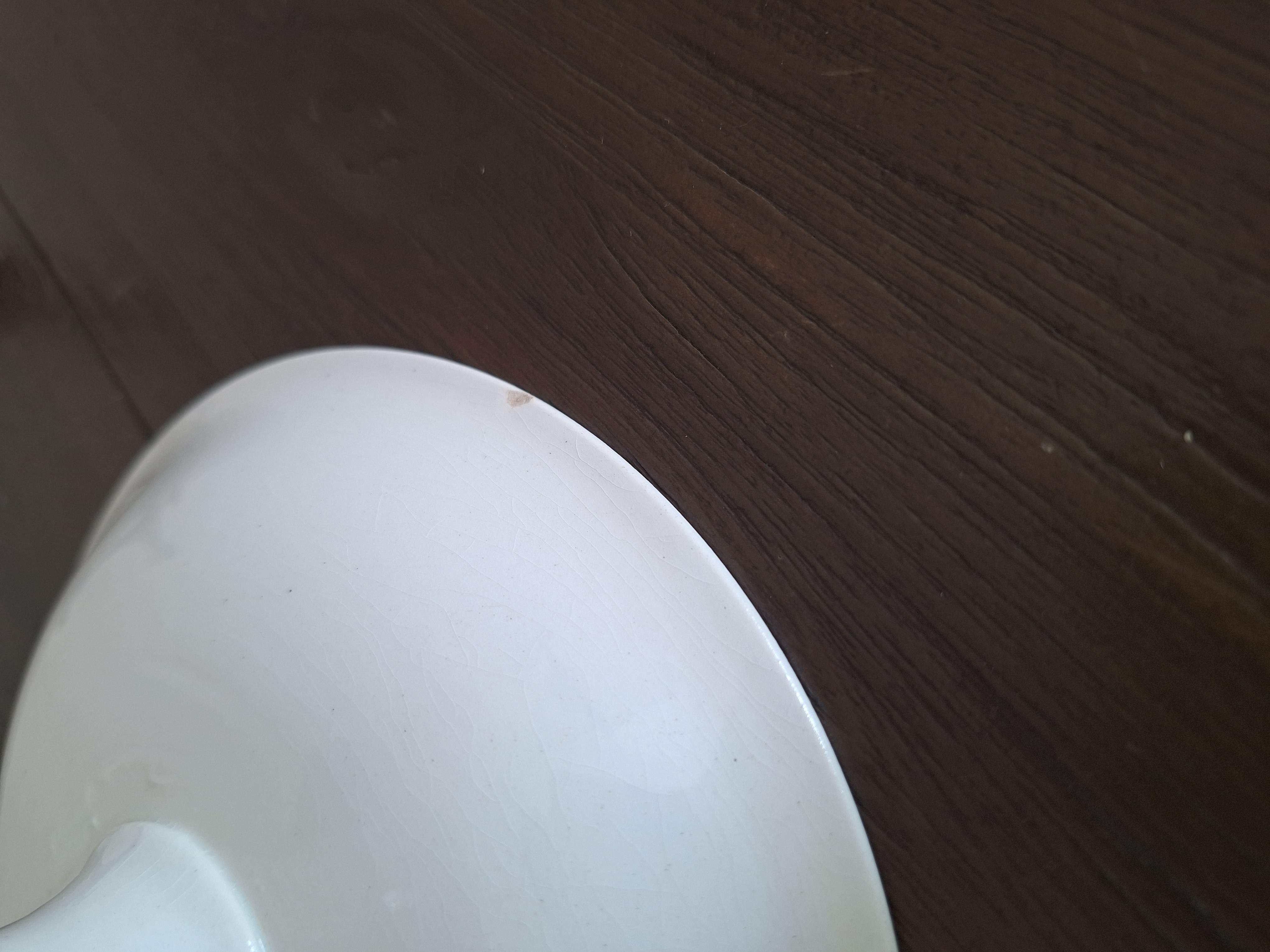 Kinderservies met groen filet - Serveerschaal op voet (Tazza)