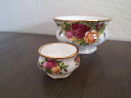 Old Country Roses - Miniatuur suikerbakje ca 4,5 cm doorsnede