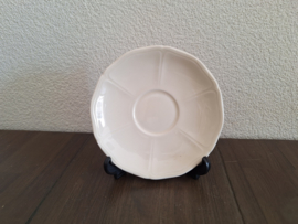 Queen's Plain Creme - Losse schotel voor koffiekop