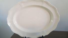 Queen's Plain Creme - Serveerschaal ovaal 44 x 34,5 cm
