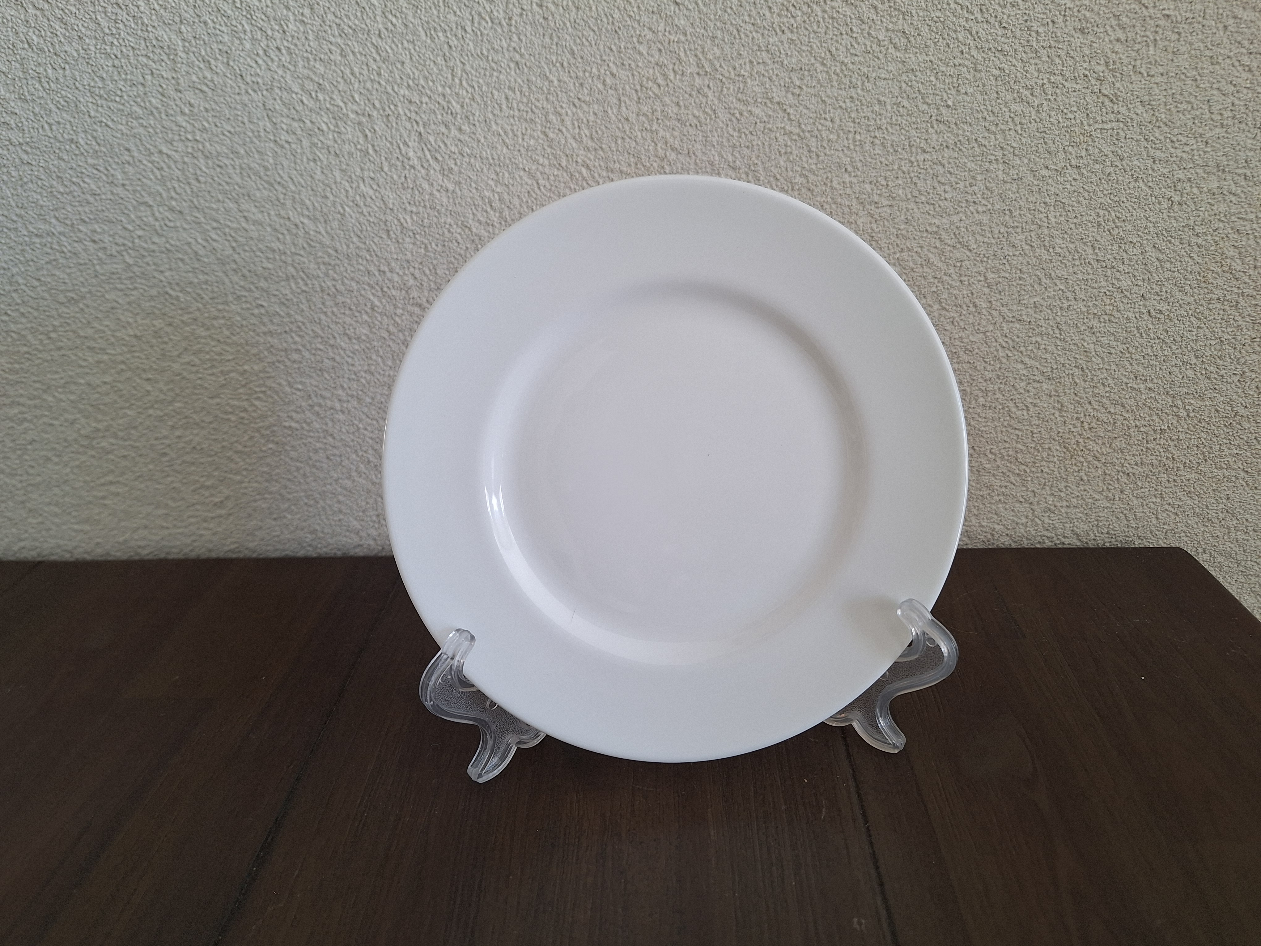 White Bone China - Gebaksbordje ca 18 cm