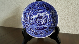 Teadrinker Blauw - Los schoteltje voor kopje - 13.75 cm donker gekleurd