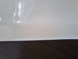 Queen's Plain Creme  - Sandwich schaal glad 39 x 17 cm (imperfect)