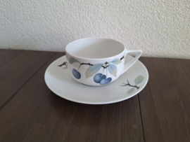 Donatello Blaue Kirschen - Theekop en schotel