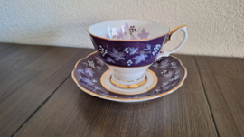 Chateau Series - Rouen paars - Kop en schotel (herenmodel)