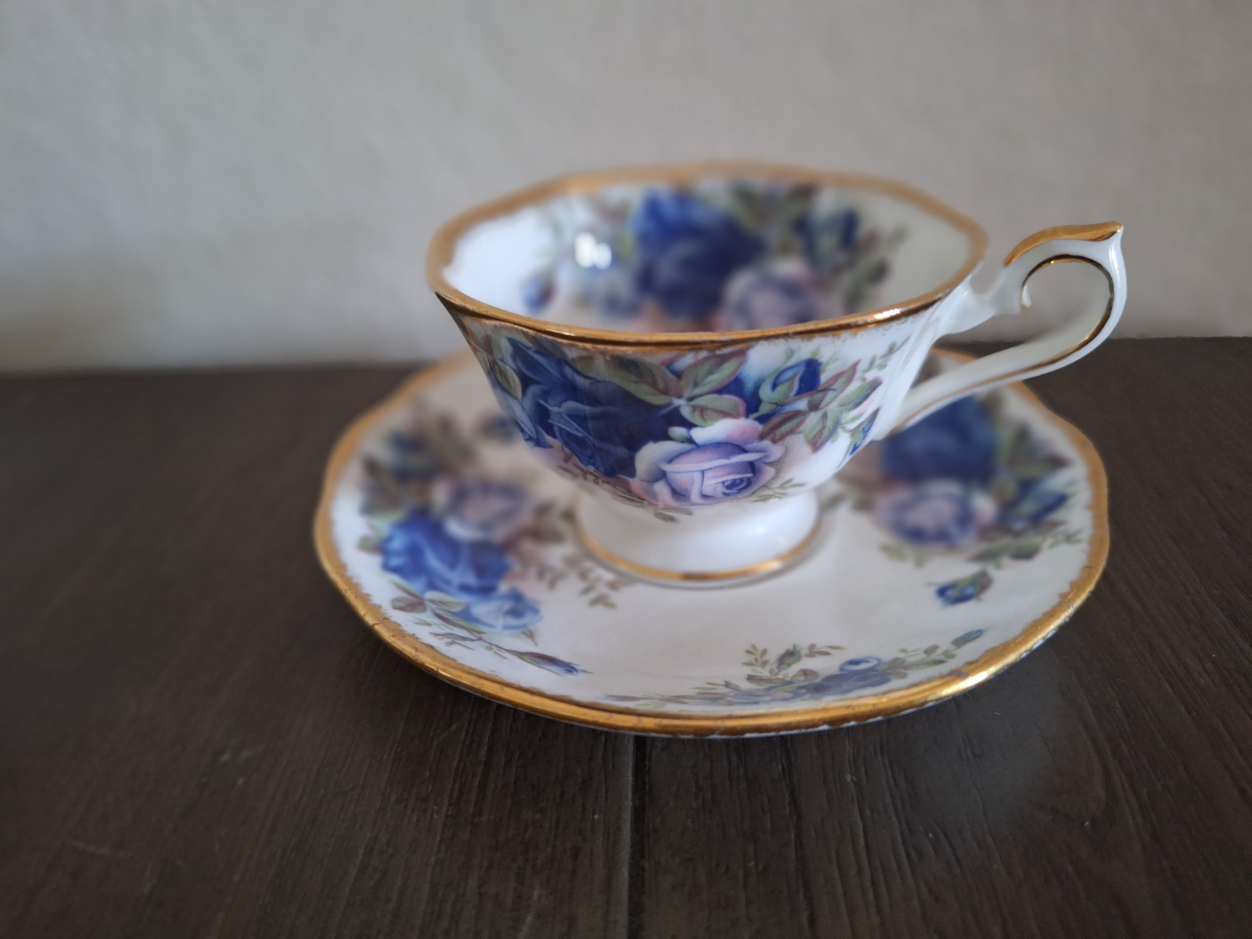 Moonlight Rose - Theekop en schotel (demitasse)
