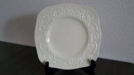 Patrician Creme - Saladebord vierkant 22 cm