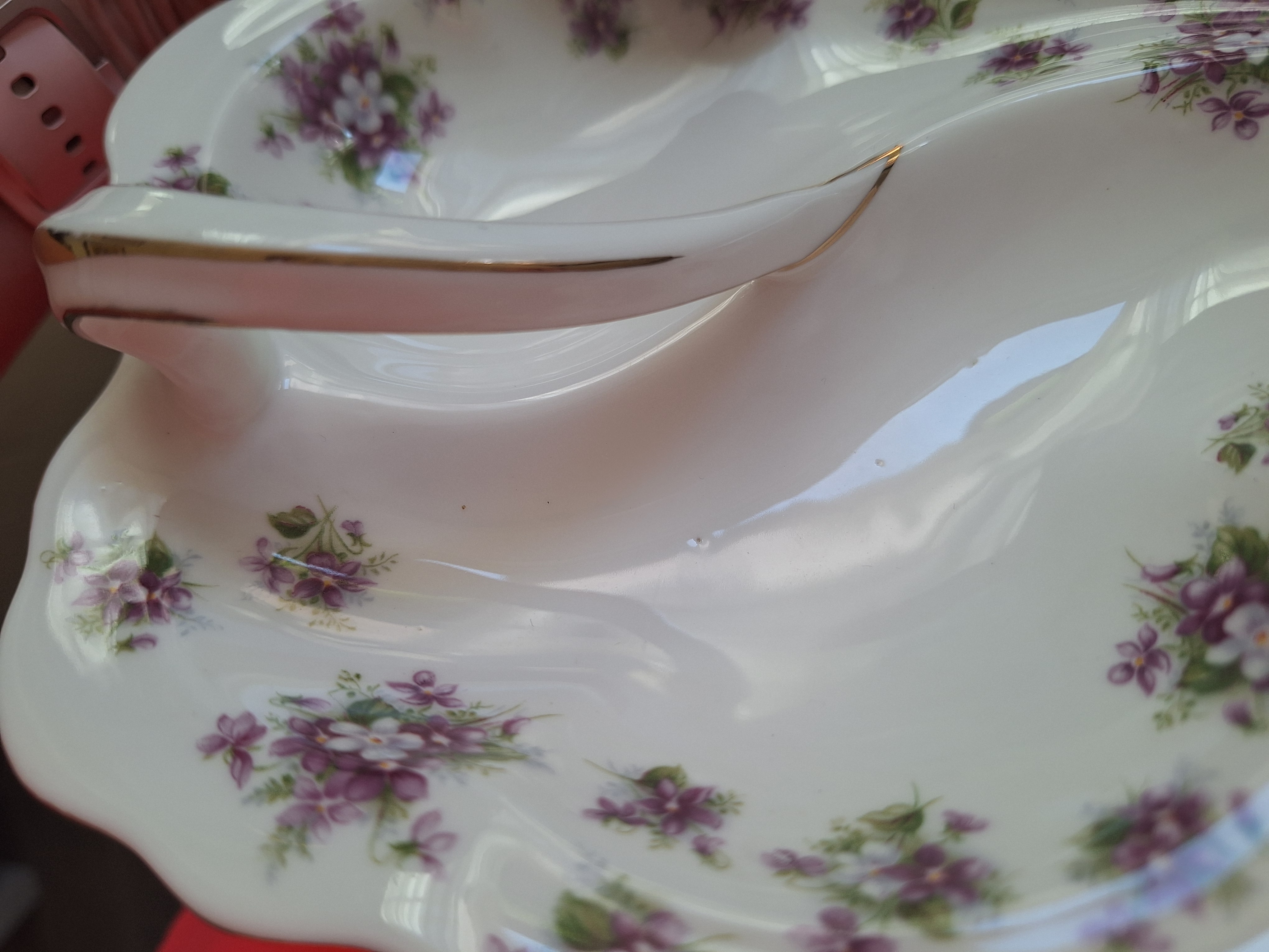 Sweet Violets - Soezenschaal 18,5 cm
