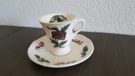 Mandarin - Espresso/mokka kop en schotel