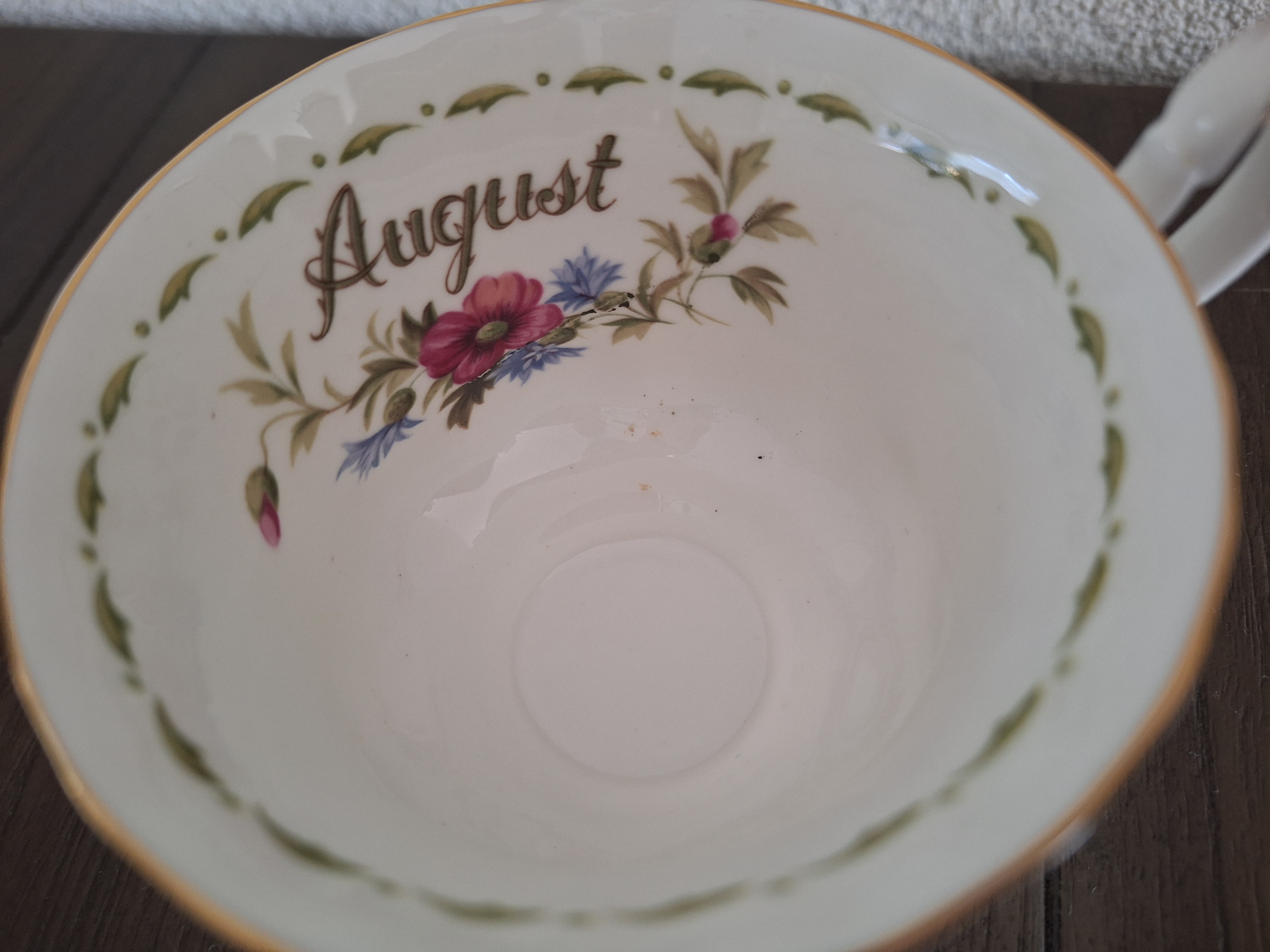Augustus - Koffiekop met schotel (herenmodel) imperfect