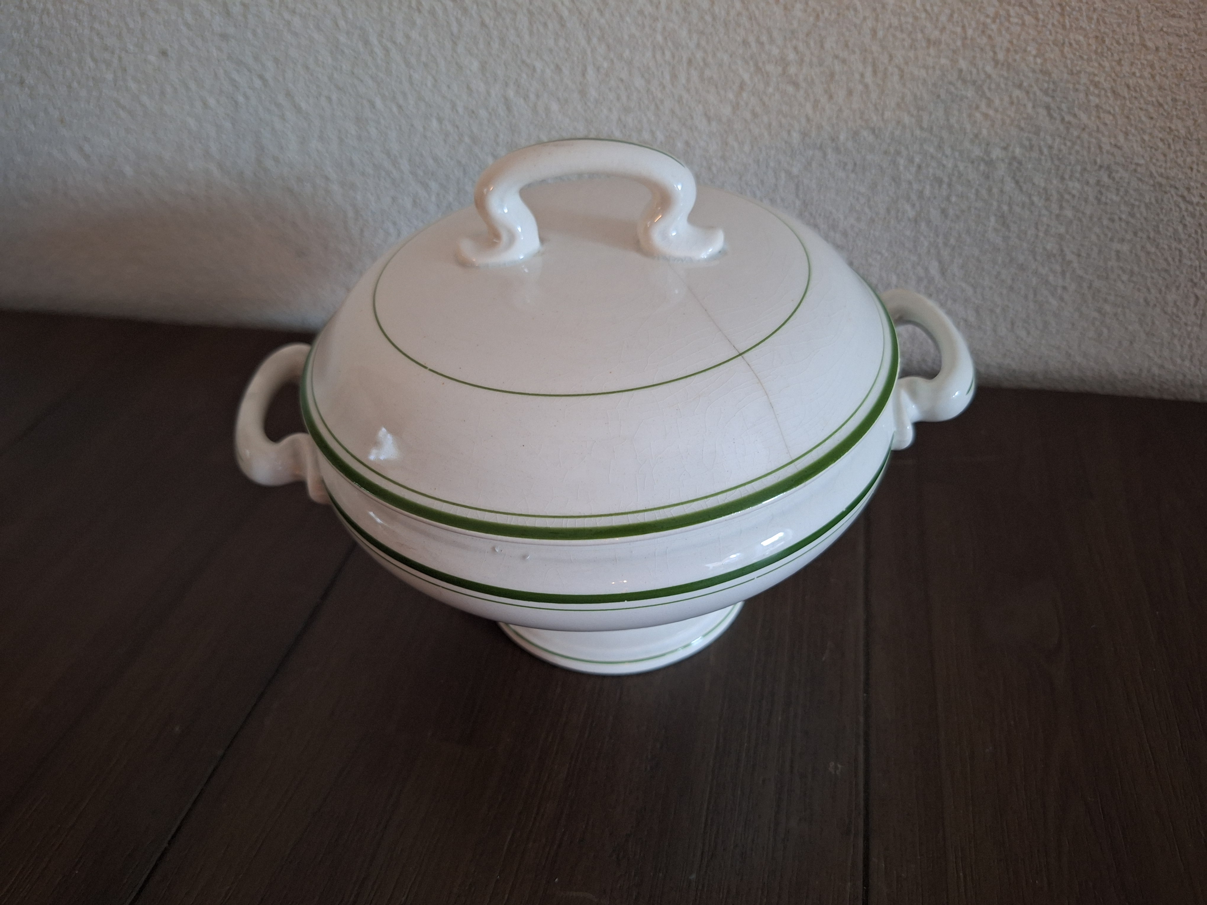 Kinderservies met groen filet - Soepterrine