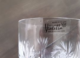 Whiskykaraf  - Violetta met 6 glazen.
