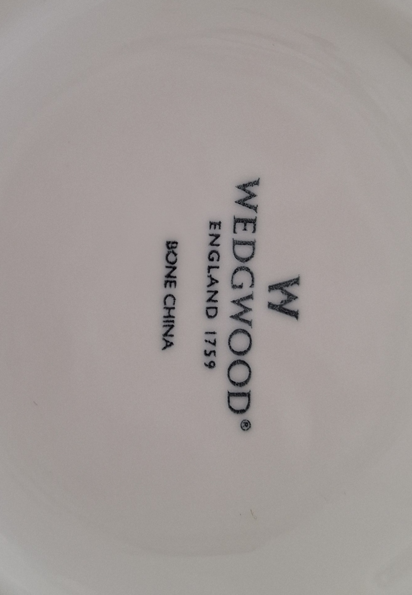 White Bone China - Gebaksbordje ca 18 cm