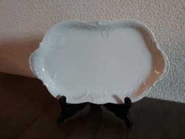 Sanssouci White - Vleeswarenschaaltje rechthoekig ca 25 x 15 cm