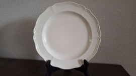 Queen's Plain Creme - Lunchbord ca 23 cm (rood merkje)