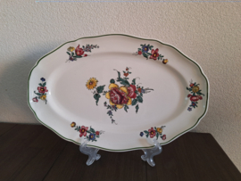 Alt Strassburg - Ovale vleesschaal Dahlia 33,5x 22 cm