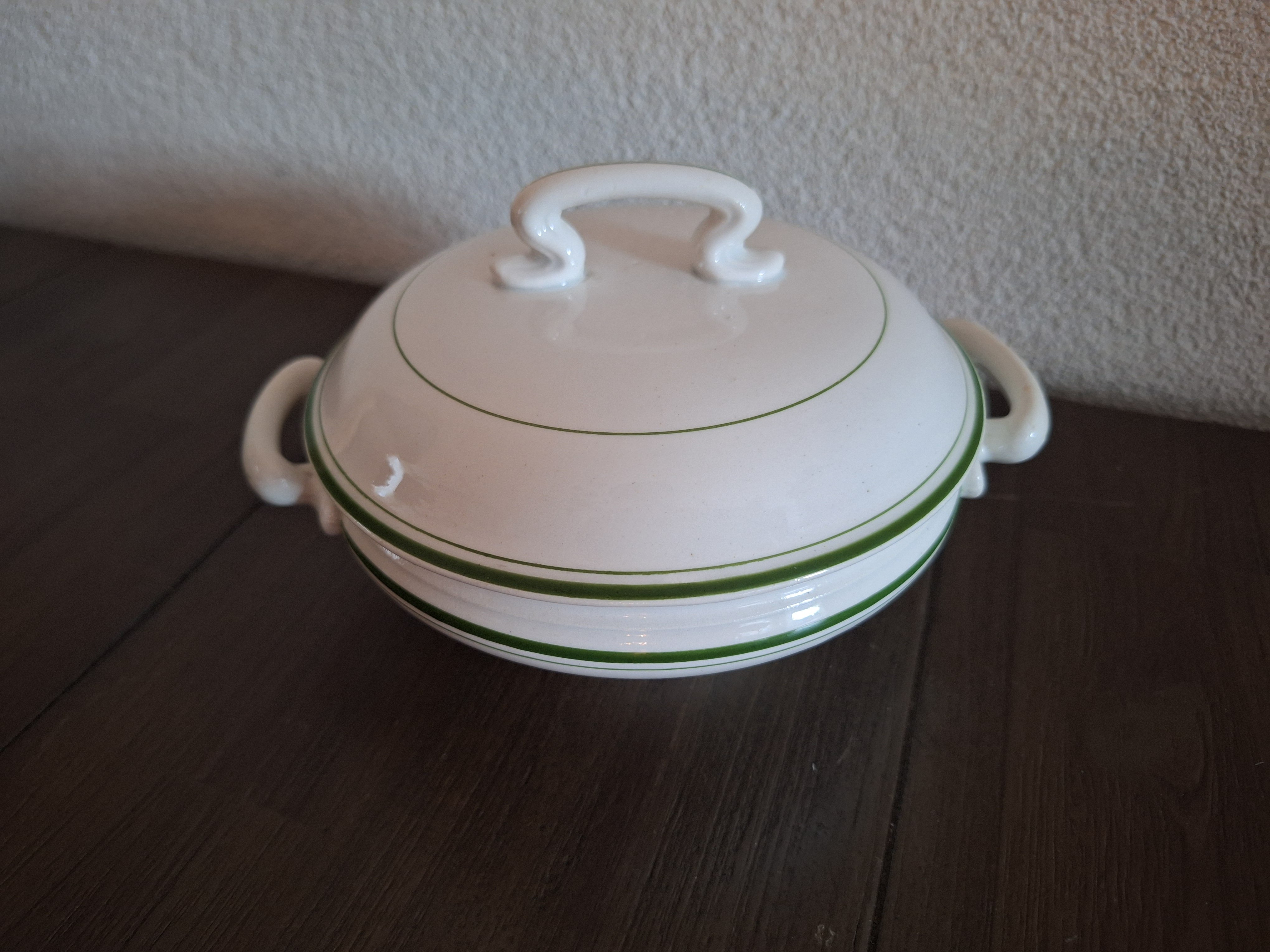 Kinderservies met groen filet - Dekschaaltje