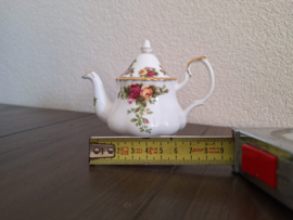 Old Country Roses - Miniatuur theepot 9 cm hoog (B)