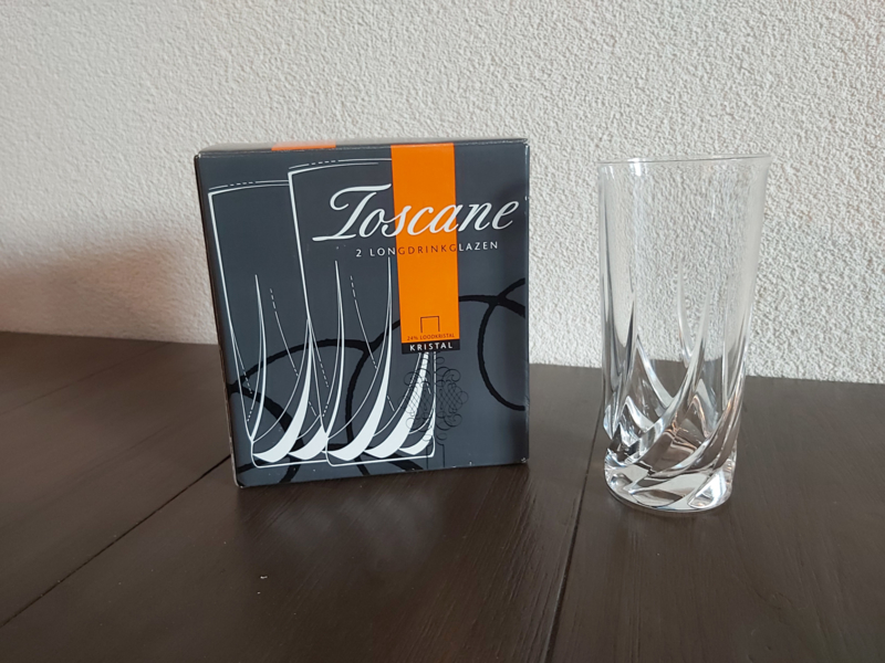 spiraal Rustiek interval Toscane - Longdrink glas ca 14 cm hoog | Wedgwood Toscane (uitgebracht door Albert  Heijn) | Tante's Serviezen