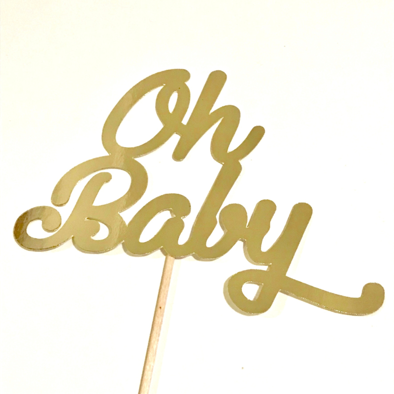 Caketopper "Oh Baby"