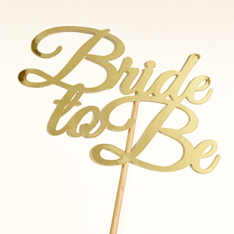 Caketopper "Bride to Be"