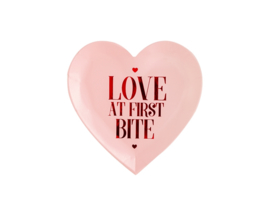PAPIEREN BORDEN 'LOVE AT FIRST BITE' VALENTINES (6ST)