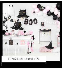 Pink Halloween decoratie feestartikelen van het merk Partydeco, Ginger Ray, Meri Meri koop je online bij PretaPret.nl