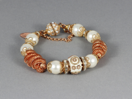 romantische armband met shell parels