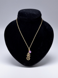 collier met unalome hanger