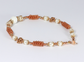 collier romantisch met shell parels