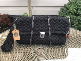 Tas handmade clutch black