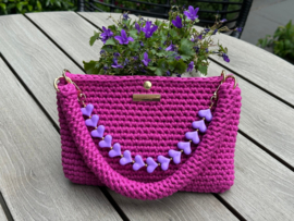 Tas handmade vanAnsi Original in paars/roze