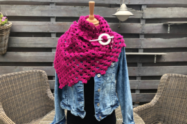 omslagdoek cerise