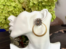 oorbellen beaded 2 in 1