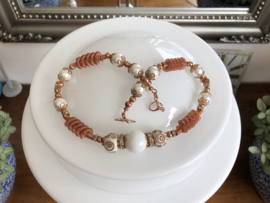 collier romantisch met shell parels