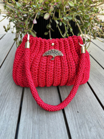 Ansi Original Tas handmade Bolletje Rood maat M