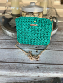 Tas handmade van Ansi Original klein groen