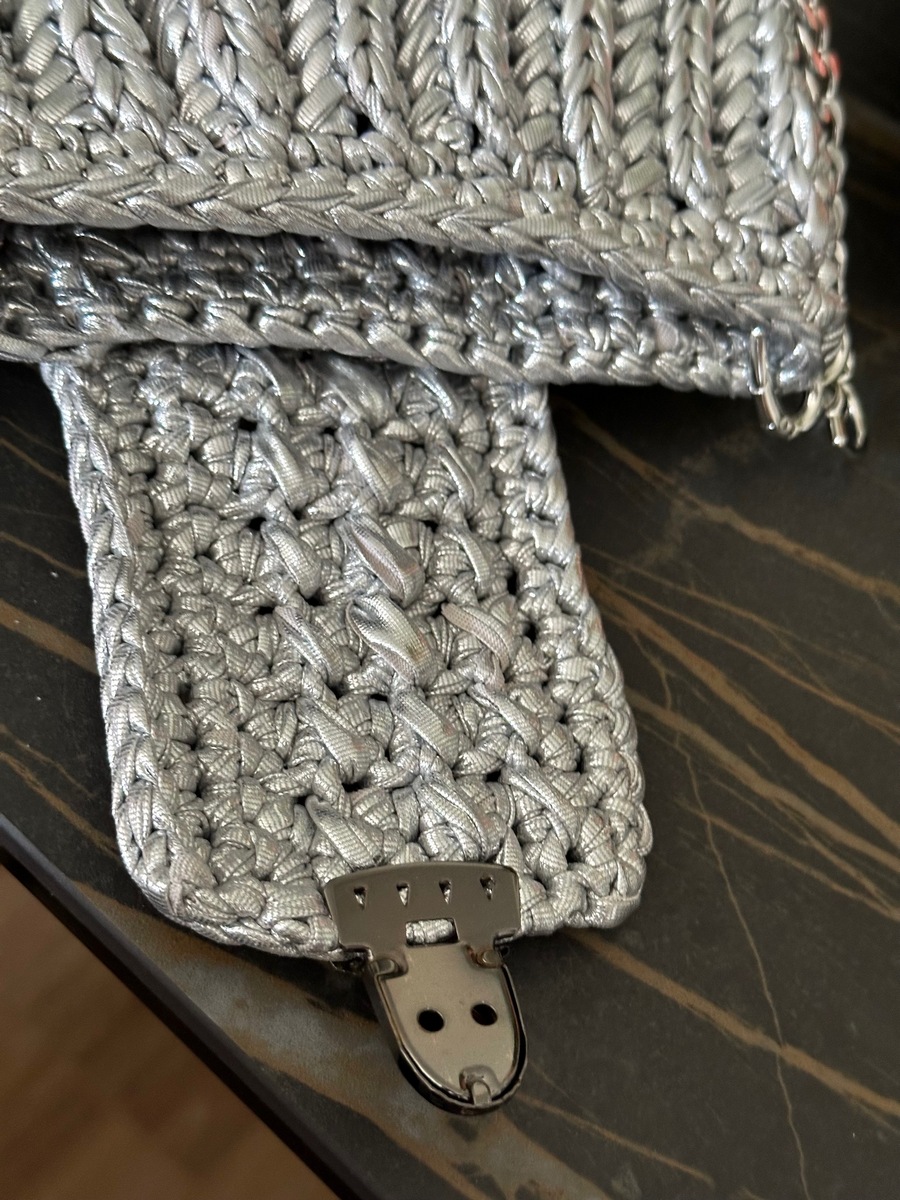Tas handmade in zilver
