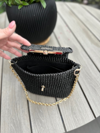 Tas handmade in zwart van Ansi Original