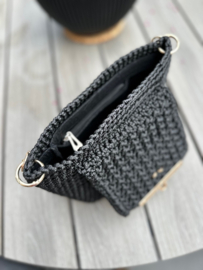 Tas handmade in zwart van Ansi Original