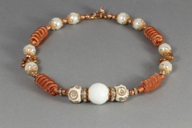 collier romantisch met shell parels