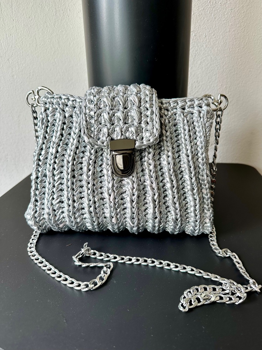 Tas handmade in zilver