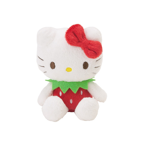 hello kitty strawberry plush